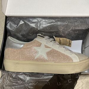 Shu shop Sneakers Reba Star Sneakers Star Champagne Glitter Shushop 8.5 Womens